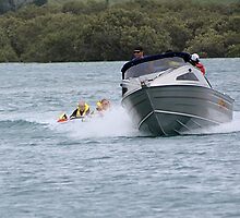 Wheeee....away we go with a hiss and a roar.......! by Roy Massicks