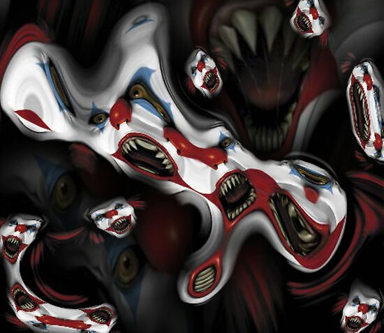 evil clown by ALIANATOR