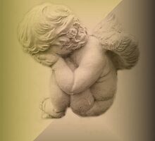 Weeping Cherub ~ Angel by Marie Sharp