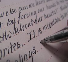 Journaling... by Ann Rodriquez