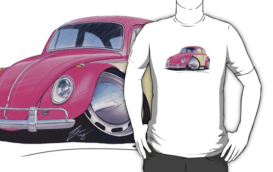 VW Beetle 2Tone Pink by