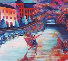 Fairies on The Lake by Jill Mattson