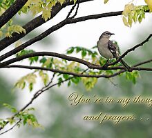 You're in my thoughts and prayers . . . by Bonnie T. Barry