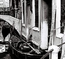 Gondola Waiting by Venice