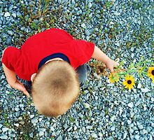 Flowers for mommy by Jennifer Potter