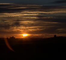 Farmland Sunset by Ann Rodriquez