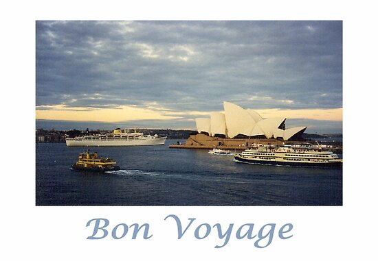quot circular quay sydney bon voyage quot greeting cards quot circular quay sydney bon voyage quot greeting cards