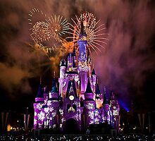 Disney Castle Night by kklile12