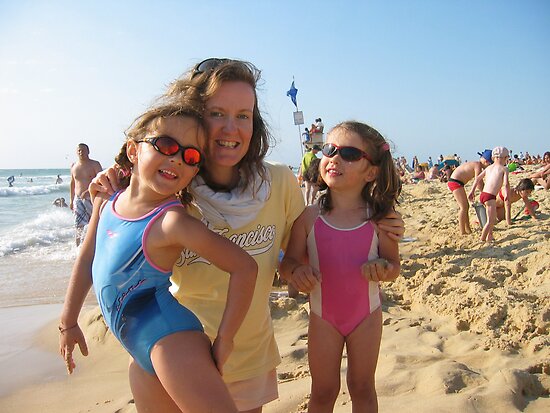 dolphin › Portfolio › On the beach with two lovely little girls