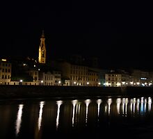 Arno a notte by Michael Lane