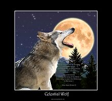 CELESTIAL WOLF II & POEM by Skye Ryan-Evans
