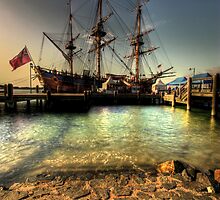 captain cooks endeavour ship by Matthew Jones