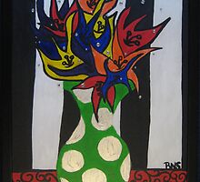 Vase of Flowers by Britany Sizemore
