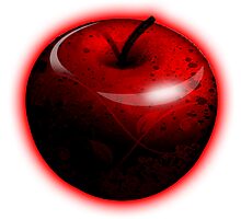 Dark Shiny Red Candy Apple by spacedust