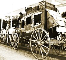 Wells Fargo Stage Coach by Polly Peacock