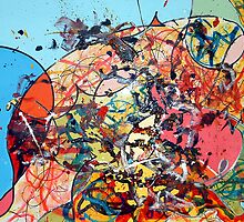 Motorcar Painting By Random No.2 by markchadwick