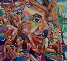 Individuation (In Progress) (Acrylics)- by Robert Dye