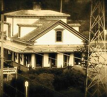 Kingston RR Station looking eastward over track one. *featured by Jack McCabe