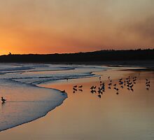 Smoky Sunset by George Petrovsky