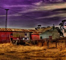 Wal Wal Shearing Shed by Jennifer Craker
