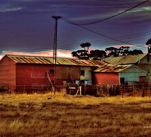 Wal Wal Shearing Shed V02 by Jennifer Craker