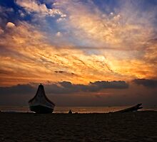 There's a fire in the sky by Vikram Franklin