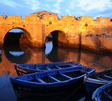 blue boats by photofit