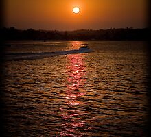 Captain cook sunset 2 by David Petranker