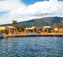 Uros Island, Puno, Peru by juan jose Gabaldon