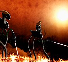 The Martians Advance by Lloyd Harvey