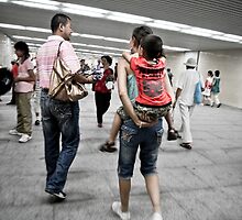 Going to Tiananmen Square by Guillaume Deslandes