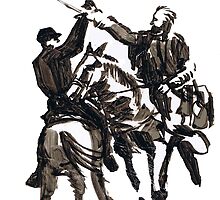 Dueling Sabres by Seth Weaver