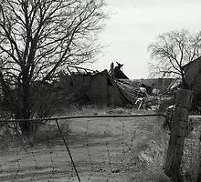 Barely Breathing.... a farm loosing it's life... by Larry Llewellyn