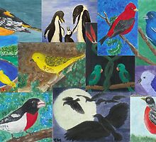 Bird Collage by Carol Megivern