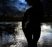 At night, alone / Nachts, allein by Jan Braun