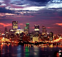 Pittsburgh after a storm by wbelajac