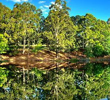 Marysville Reflections - Marysville , Victoria Australia - The HDR Experience by Philip Johnson