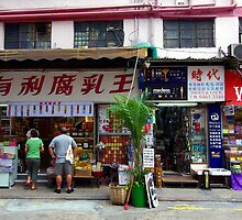 A slice of Chinese life, Causeway Bay, Hongkong. by John Mitchell
