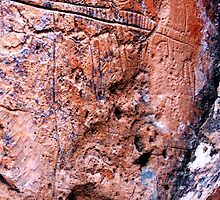 Nevada Petroglyphs by Polly Peacock