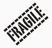 Fragile Funny Sticker on Fragile  Stickers   Redbubble