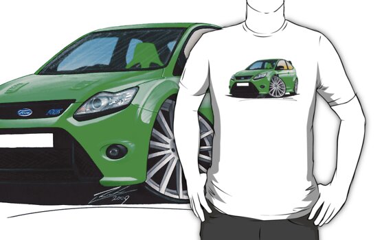 Ford Focus RS Mk2 Green by Richard Yeomans