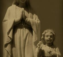 Mary and Jesus by Marie Sharp