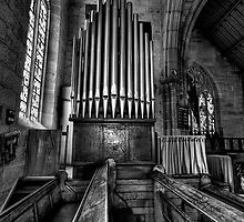 Many a Hymn (B&W) - The Garrison Church c.1843, The Rocks Sydney- The HDR Experience by Philip Johnson