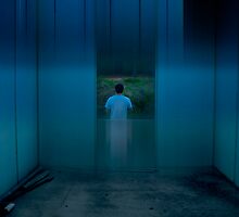 urb reverberation #8 (The Blue Room) by Michael A. Morrison