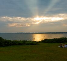 "Sunset at Beavertail" - Conanicut Island Series - © 2009 by Jack McCabe