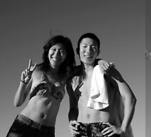 my wonderful students...posing for me at bondi...x by Lachinov