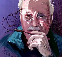 Self Portrait Happy 8 by Tom Godfrey