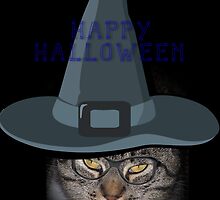 Happy Halloween Kitty Card by Jonice