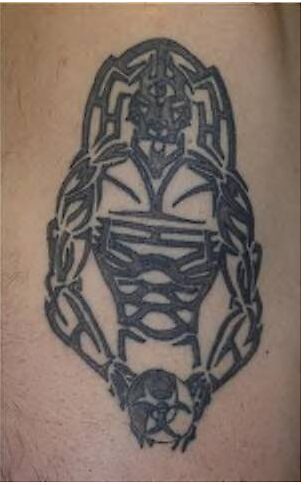 Tribal Warrior Tattoo by