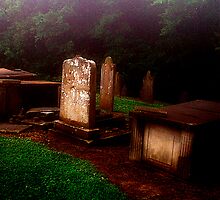 Headstones in the MIst by beresfordphotos